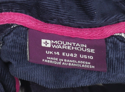 Womens UK Size 14 Mountain Warehouse Blue Pullover Sweatshirt