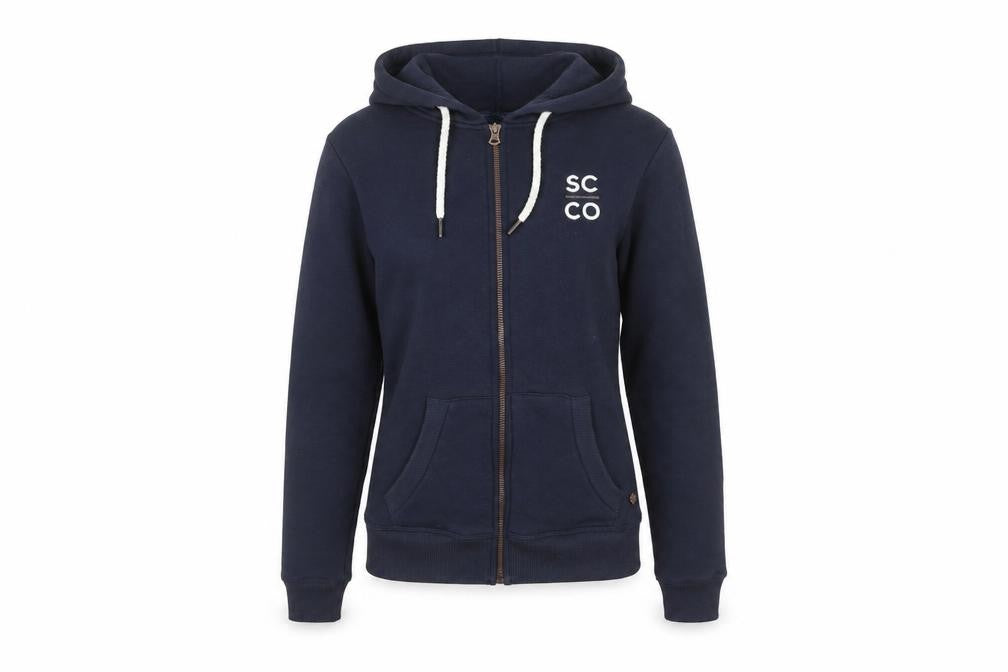 Womens UK Size XS SoulCal & Co Blue Full Zip Hoodie
