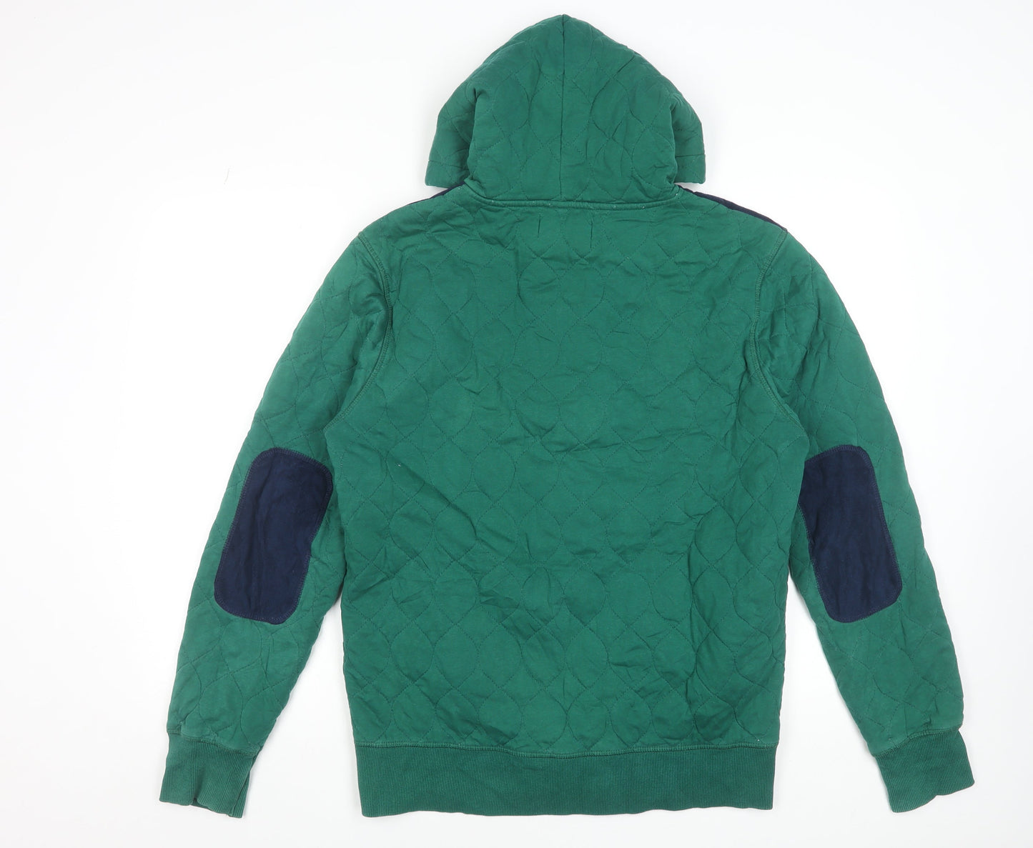 Mens UK Size XL JACK & JONES Green Full Zip Hoodie