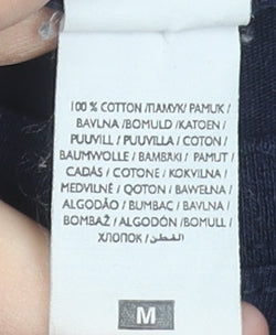 Fruit of the Loom Men's Navy Back to the Future Graphic T-Shirt M Cotton