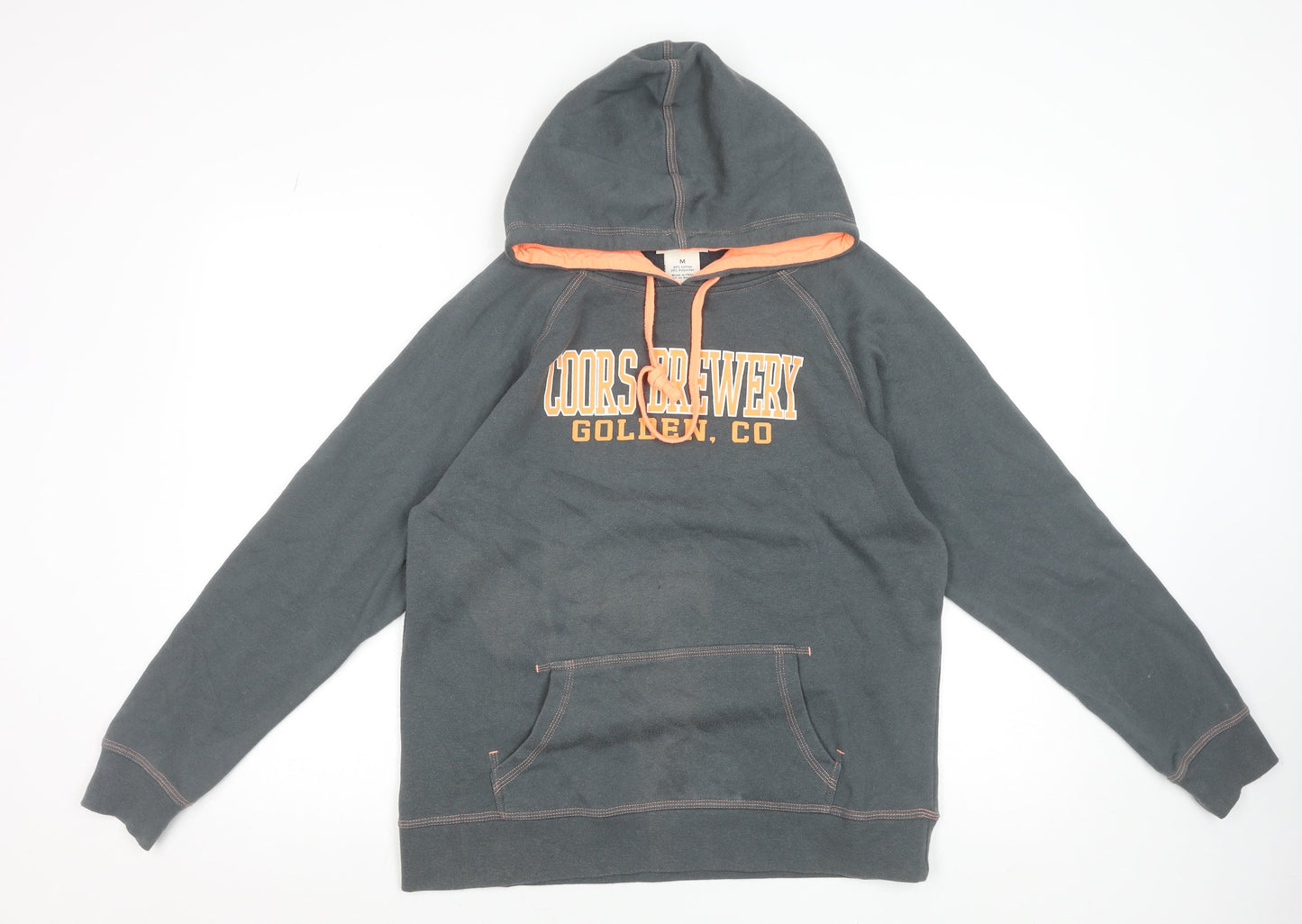 Womens UK Size M J. America Grey Pullover Hoodie