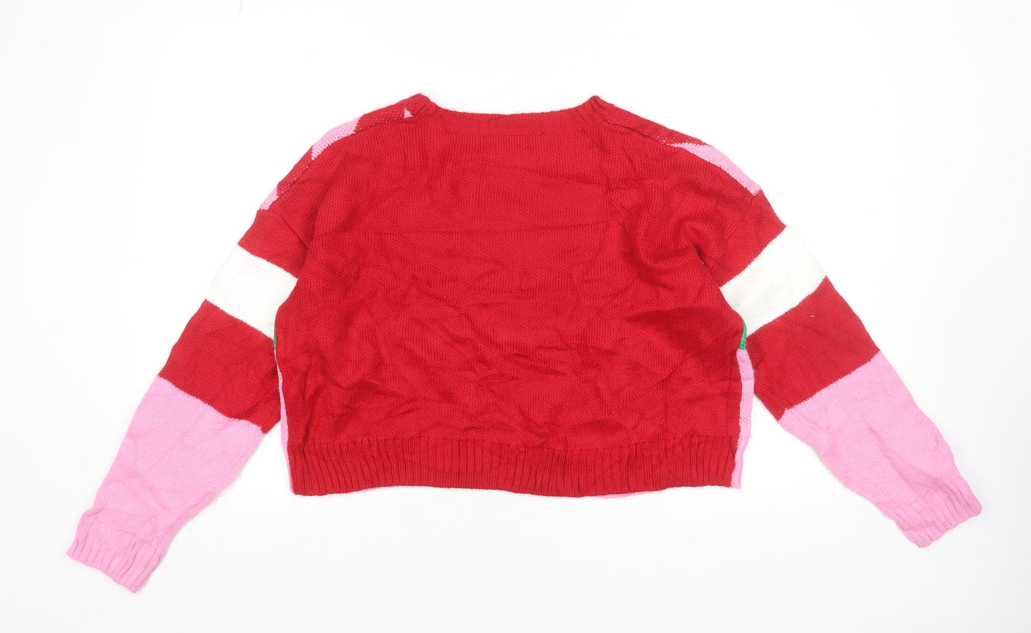 33 Degrees Women’s Multicoloured M Sequin Christmas Pullover Jumper