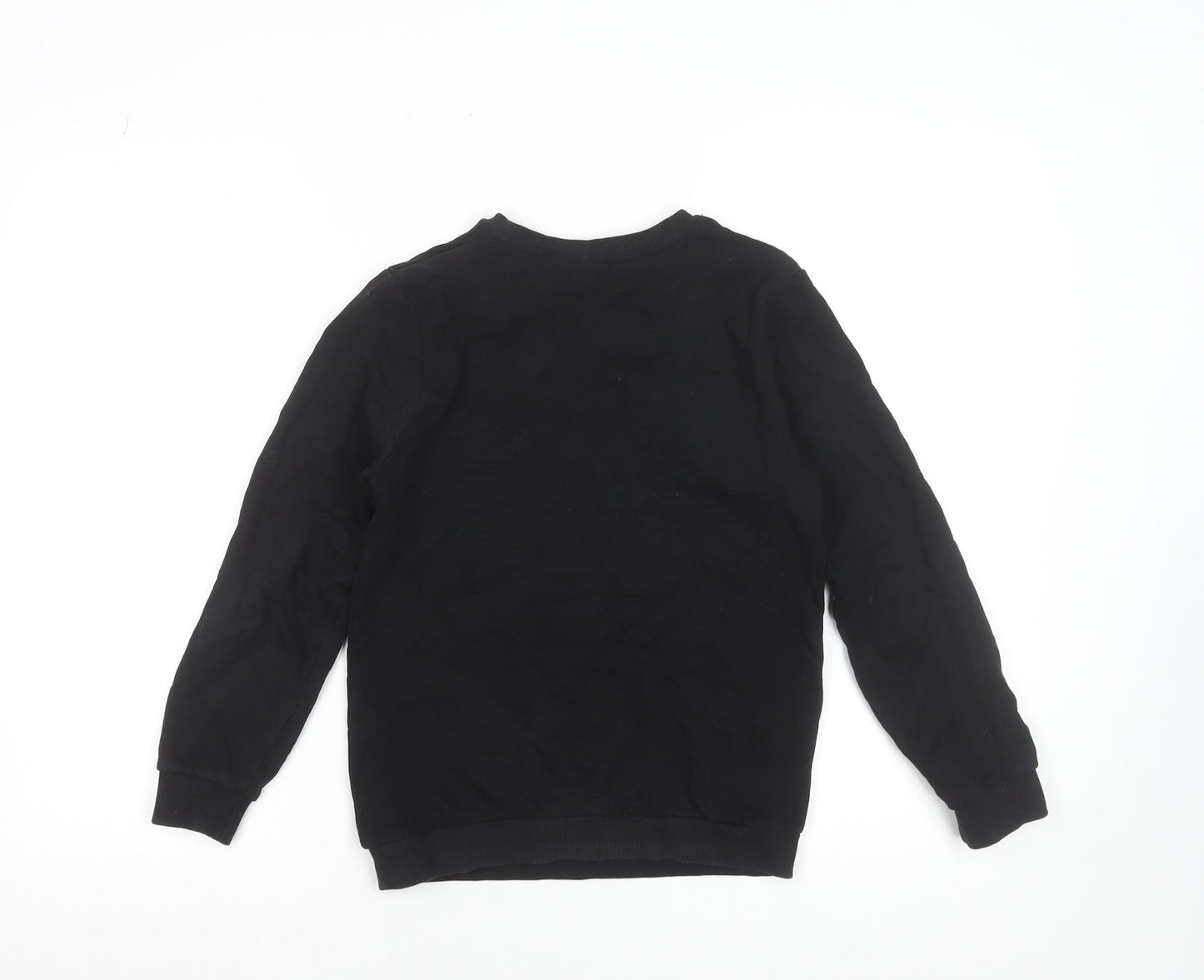 Sonic The Hedgehog Boys Black 10-11 Years Pullover Sweatshirt