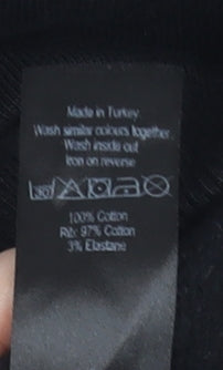 Sonic The Hedgehog Boys Black 10-11 Years Pullover Sweatshirt