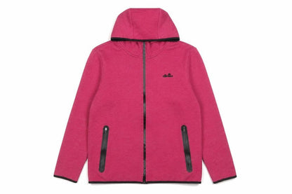 Womens UK Size L ellesse Pink Full Zip Hoodie