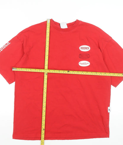 Mens UK Size XS Hoodrich Red  T-Shirt