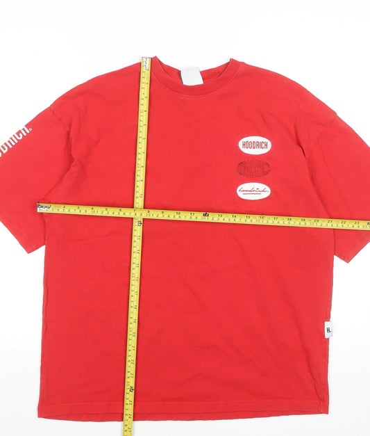Mens UK Size XS Hoodrich Red  T-Shirt