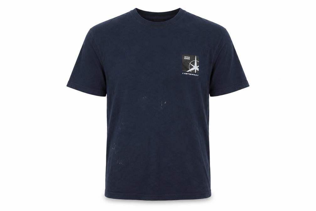 Mens UK Size M JACK & JONES Blue  T-Shirt
