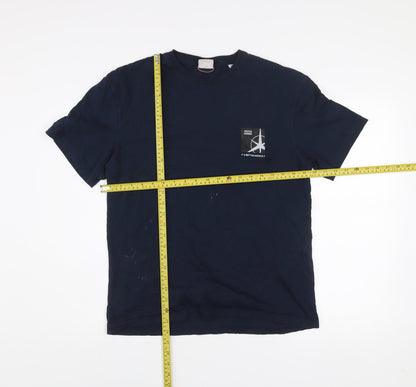 Mens UK Size M JACK & JONES Blue  T-Shirt