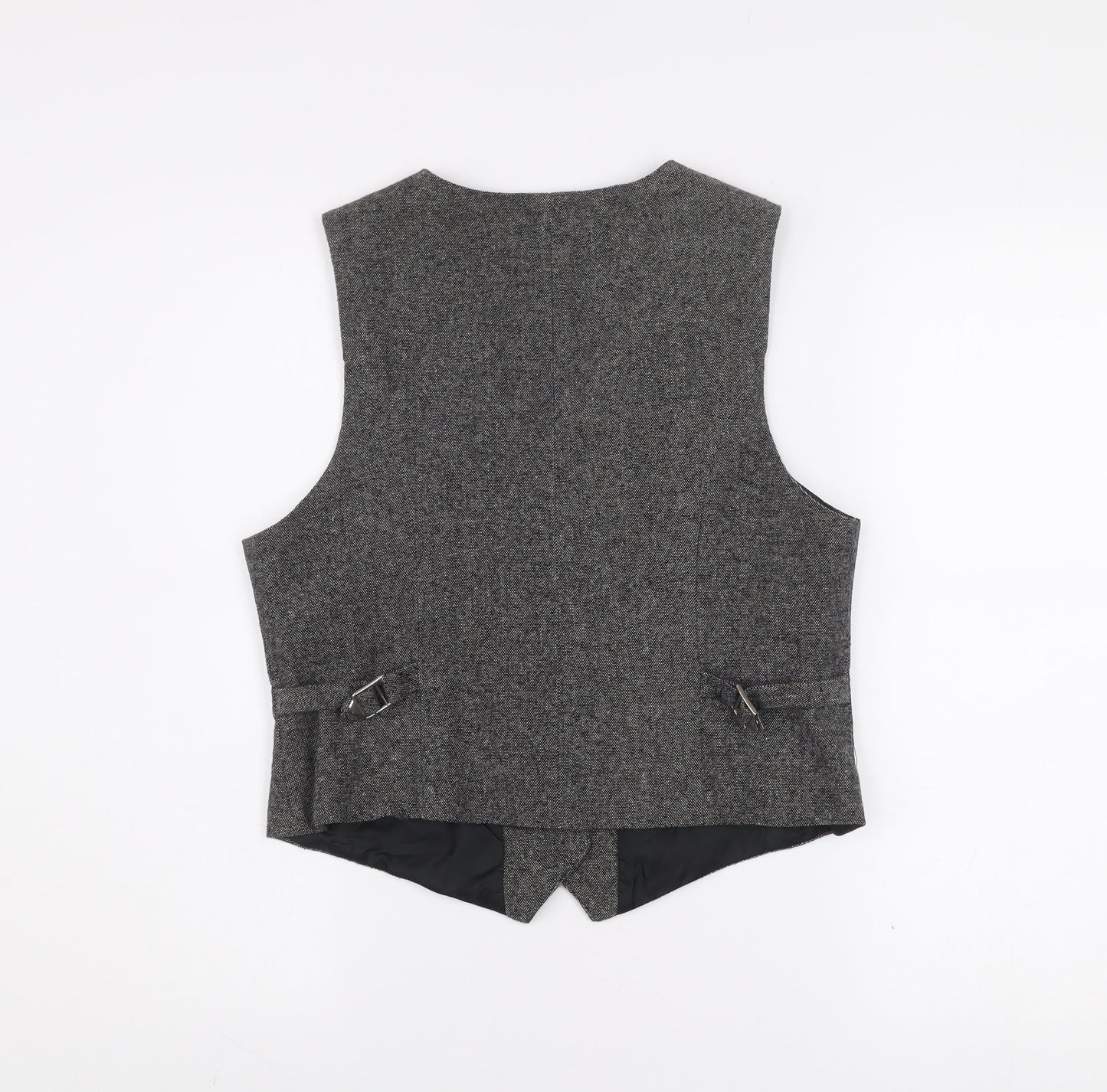 Atmosphere Women's Grey Wool Blend Suit Waistcoat Size 12 Classic Tailored Style