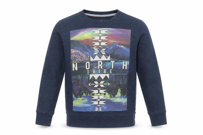 Sugar Rush Boys Blue Graphic Pullover Sweatshirt 10-11 Years Regular Fit
