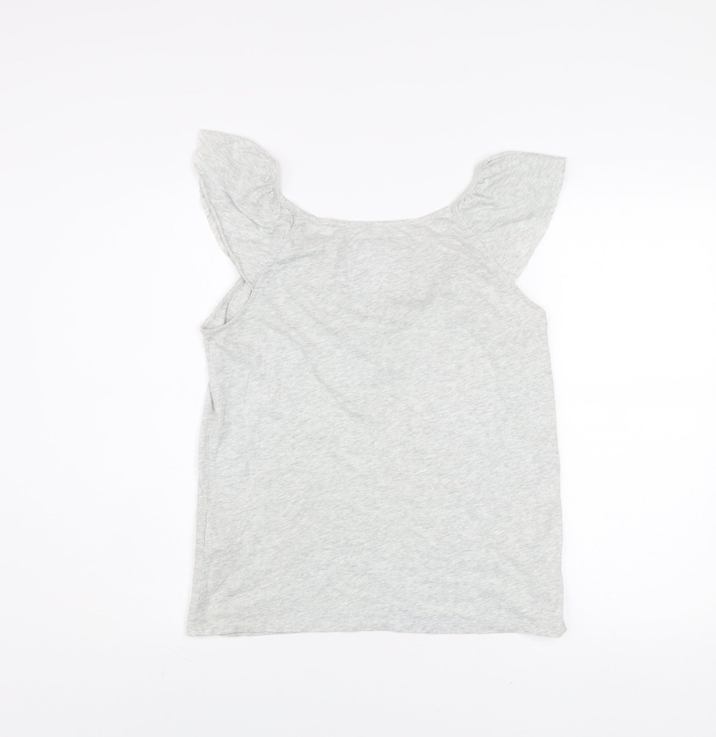 Abercrombie & Fitch Women's Grey Ruffle Camisole Top Size L