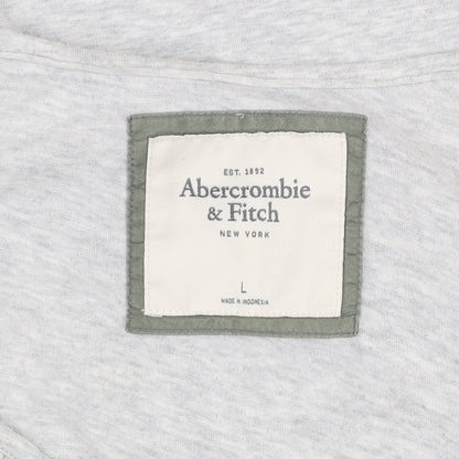Abercrombie & Fitch Women's Grey Ruffle Camisole Top Size L