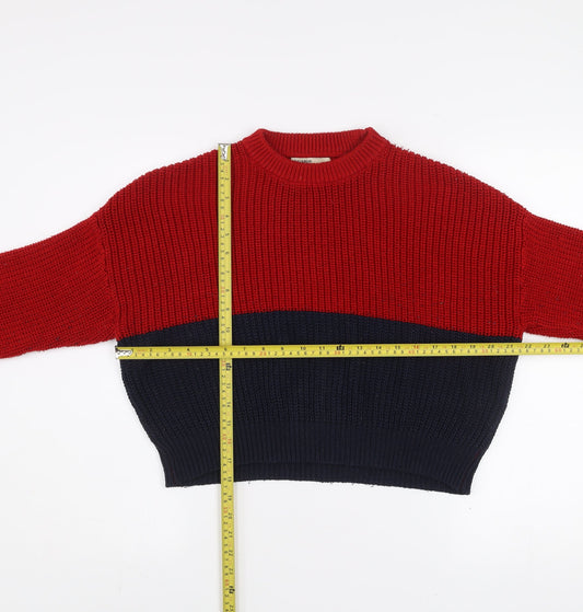 Womens UK Size 12 Pull&Bear Multicoloured Pullover Jumper