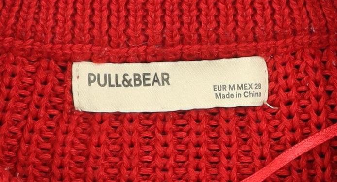 Womens UK Size 12 Pull&Bear Multicoloured Pullover Jumper