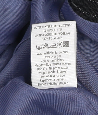 New Look Women's Black Pinstripe Single-Breasted Blazer Size 14