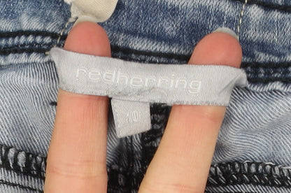 Red Herring Women's Blue Size 10 Skinny Stretch Jeans