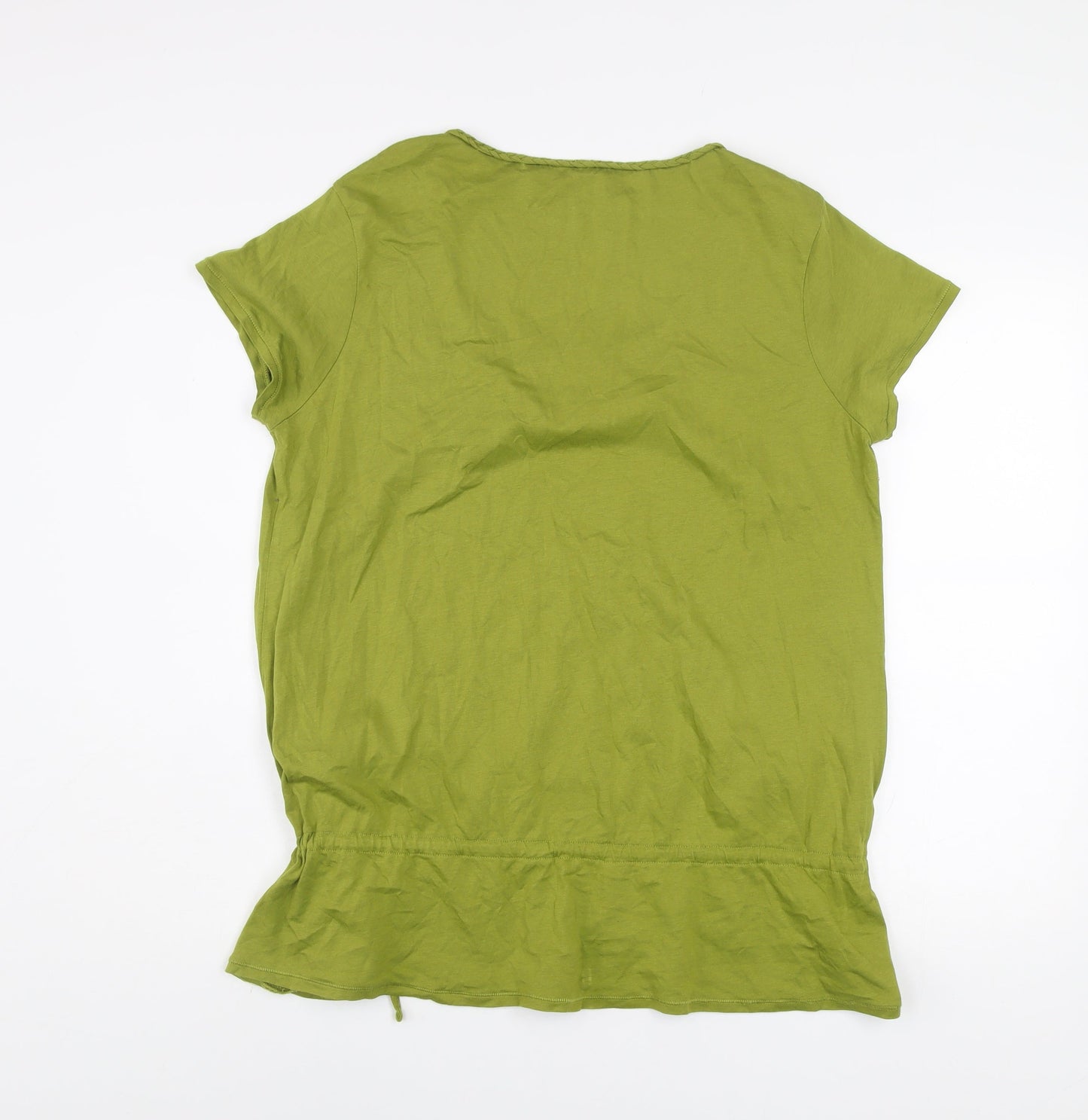 Laura Ashley Women’s Green Size 18 Cotton Modal Short Sleeve T-Shirt