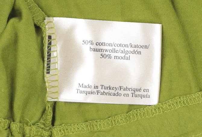 Laura Ashley Women’s Green Size 18 Cotton Modal Short Sleeve T-Shirt