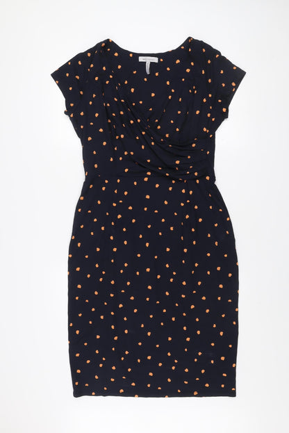 Bravissimo Women’s Blue Polka Dot Sheath Dress Size 16