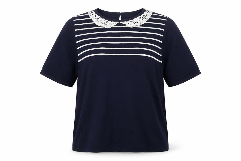 Womens UK Size 16 Bonmarché Blue Basic Blouse