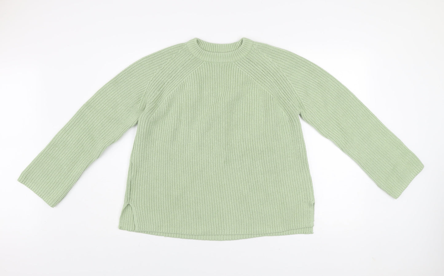 Womens UK Size M Marks and Spencer Green Pullover Jumper