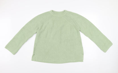 Womens UK Size M Marks and Spencer Green Pullover Jumper