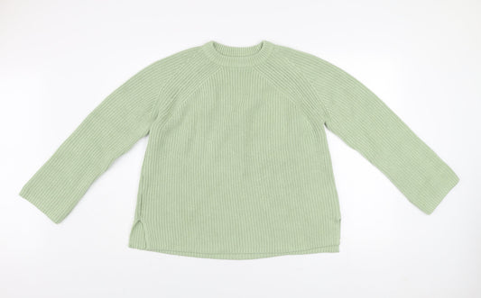 Womens UK Size M Marks and Spencer Green Pullover Jumper
