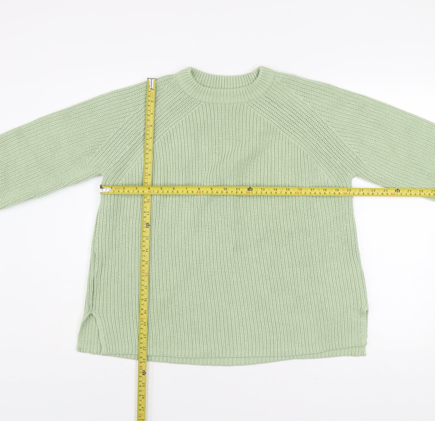 Womens UK Size M Marks and Spencer Green Pullover Jumper