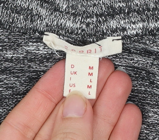 Esprit Women's Grey Sleeveless Roll Neck Knit Tank Top Size M