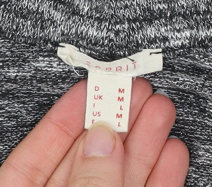 Esprit Women's Grey Sleeveless Roll Neck Knit Tank Top Size M