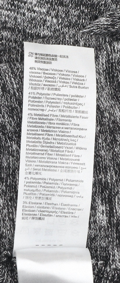 Esprit Women's Grey Sleeveless Roll Neck Knit Tank Top Size M