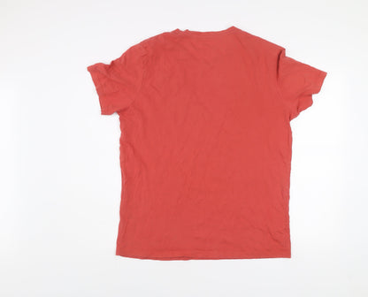 Jack & Jones Men’s Red Nautical Graphic Print T-Shirt XL