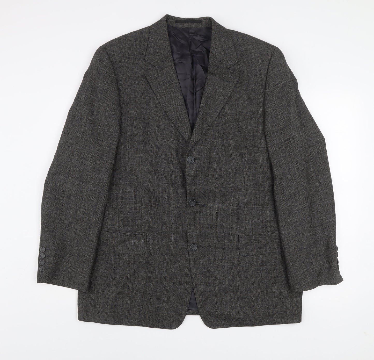 Mens UK Size 44 Jaeger Regular Grey Suit Jacket