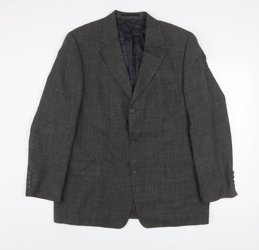 Mens UK Size 44 Jaeger Regular Grey Suit Jacket