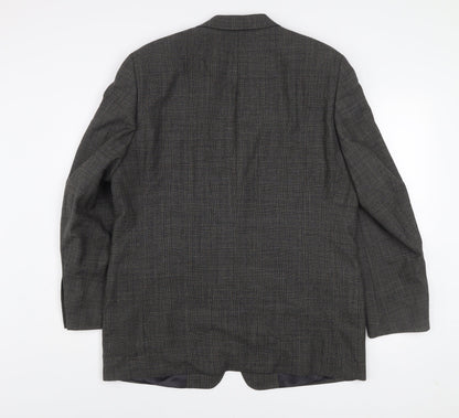 Mens UK Size 44 Jaeger Regular Grey Suit Jacket
