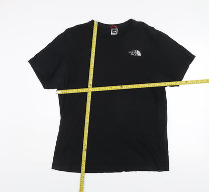 The North Face Men's Black Cotton Graphic T-Shirt Size L