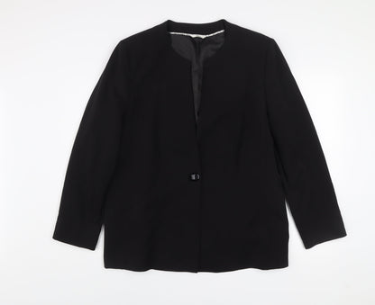 Klass Collection Women's Black Size 20 Classic Blazer Jacket