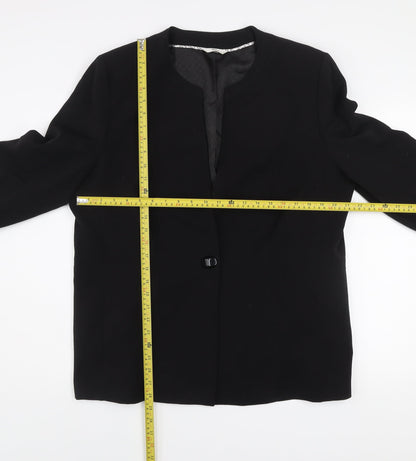 Klass Collection Women's Black Size 20 Classic Blazer Jacket