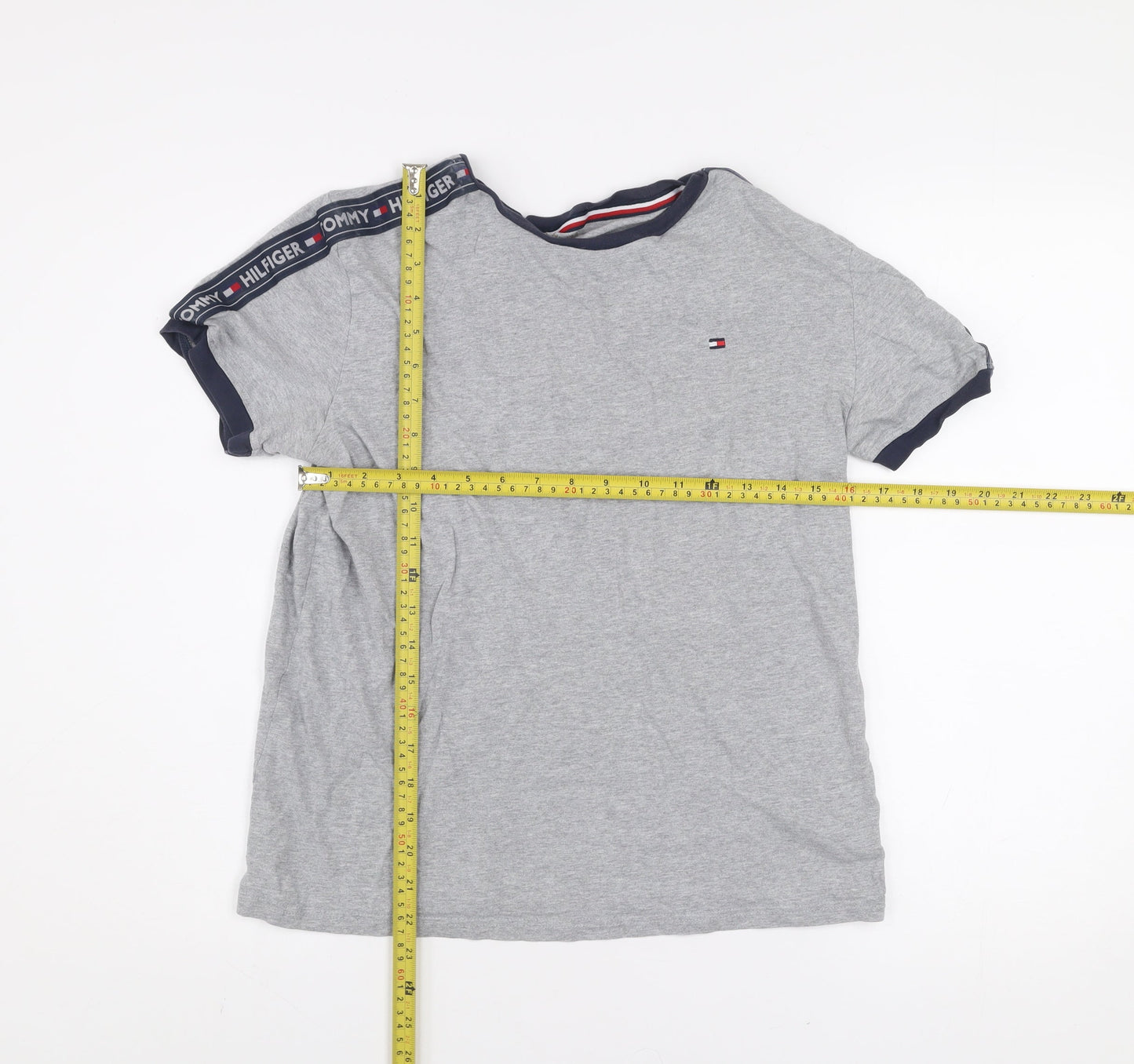 Mens UK Size S Tommy Hilfiger Grey  T-Shirt