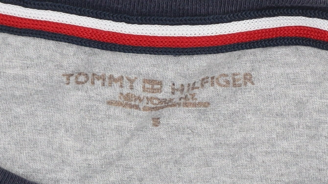 Mens UK Size S Tommy Hilfiger Grey  T-Shirt