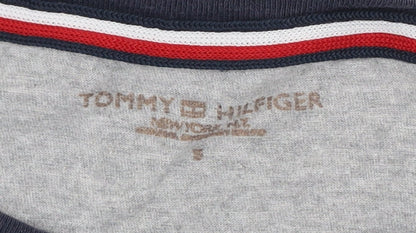 Mens UK Size S Tommy Hilfiger Grey  T-Shirt