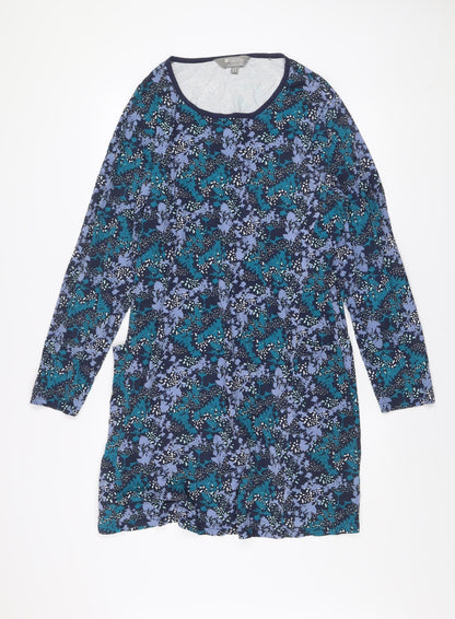 Mountain Warehouse Women’s Multicoloured Size 20 Floral Cotton Shift Dress