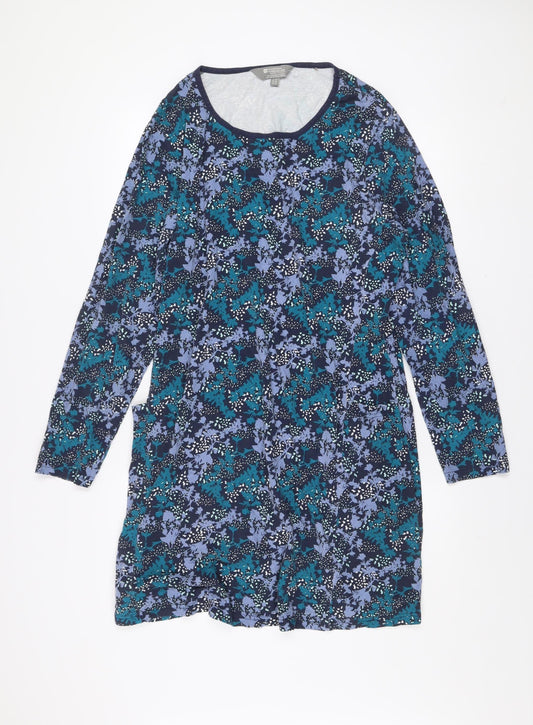 Mountain Warehouse Women’s Multicoloured Size 20 Floral Cotton Shift Dress