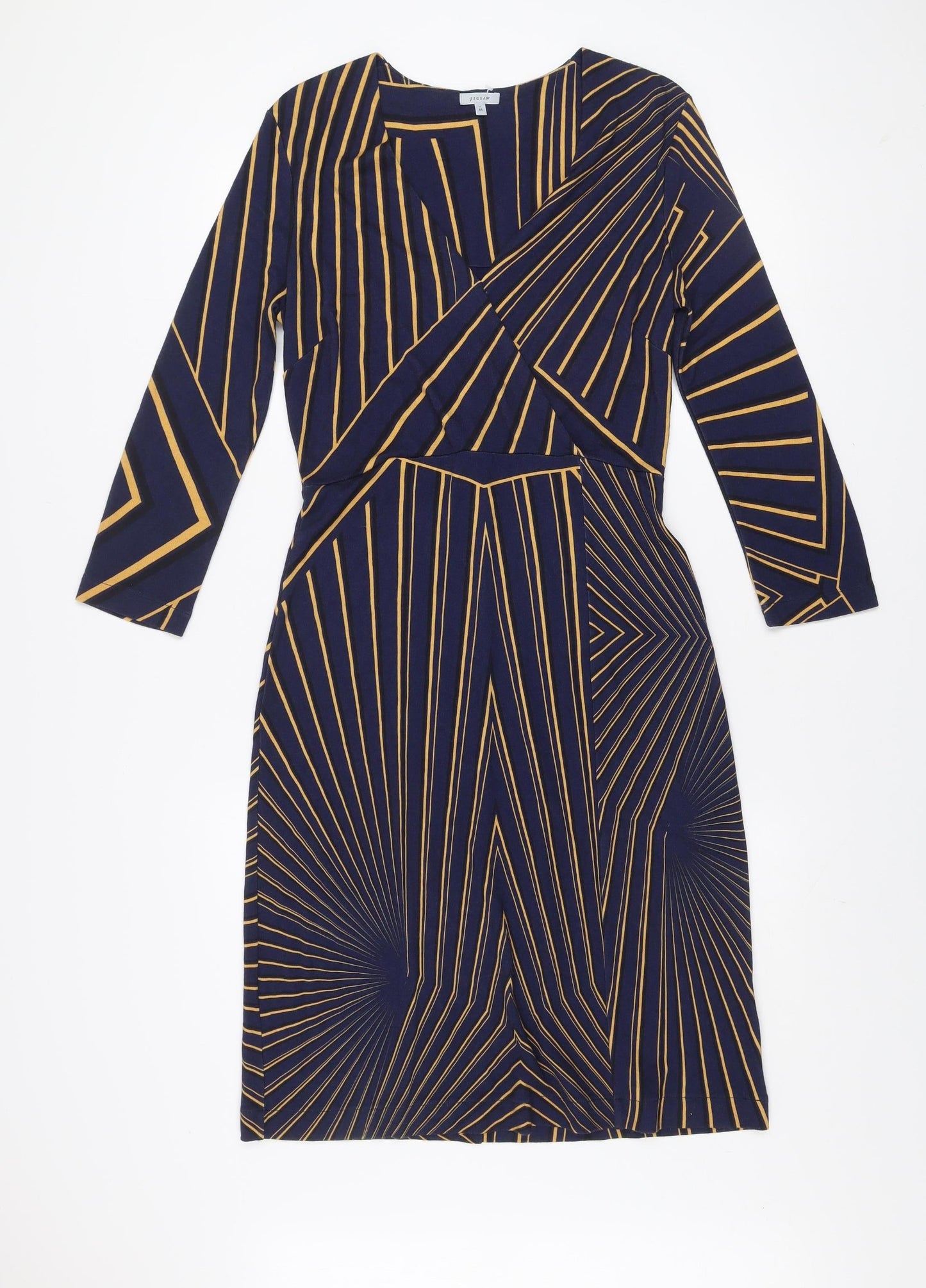 Womens UK Size M Jigsaw Wrap Dress