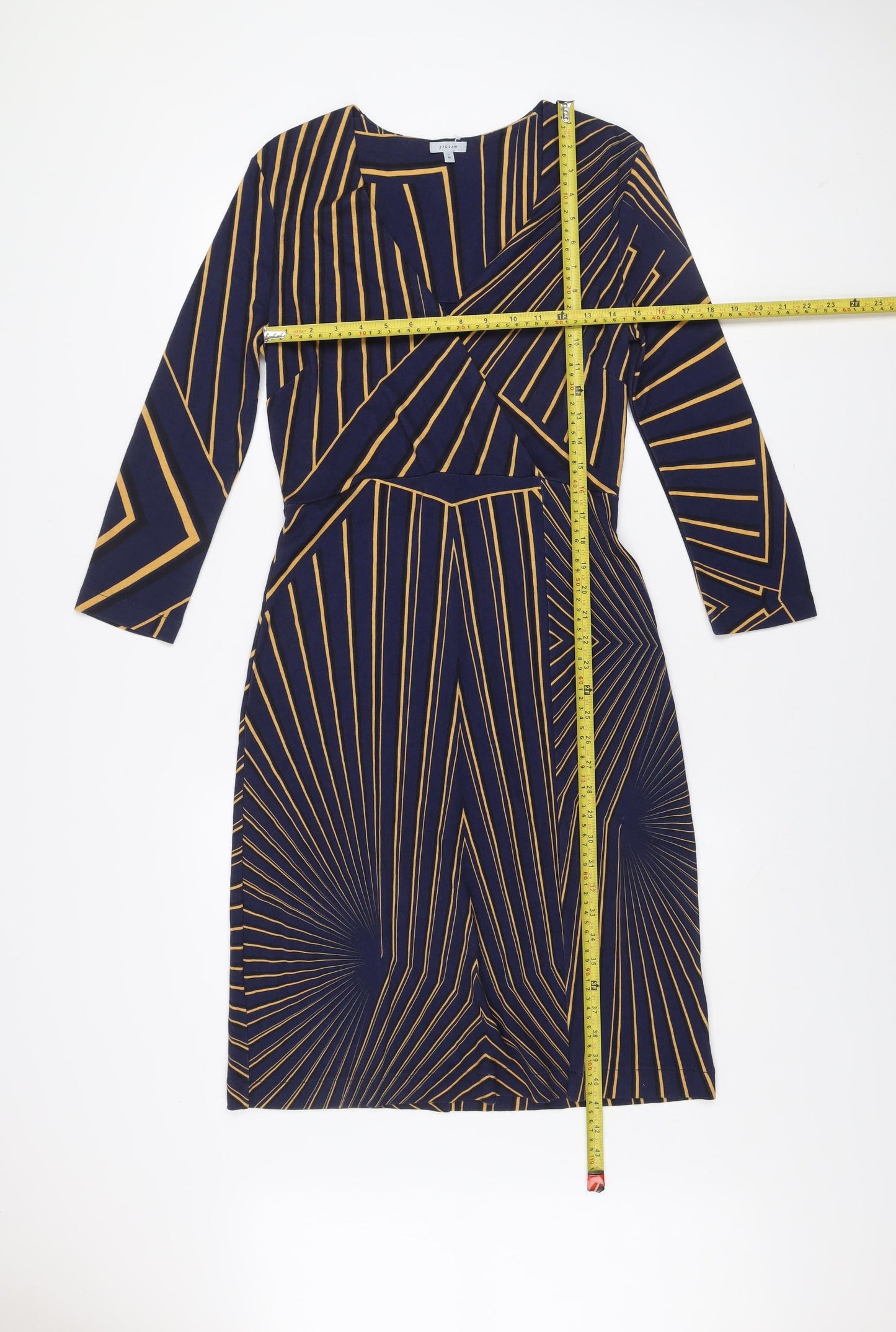 Womens UK Size M Jigsaw Wrap Dress