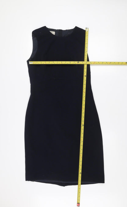 Hobbs Women’s Black Sleeveless Sheath Work Dress Size 12