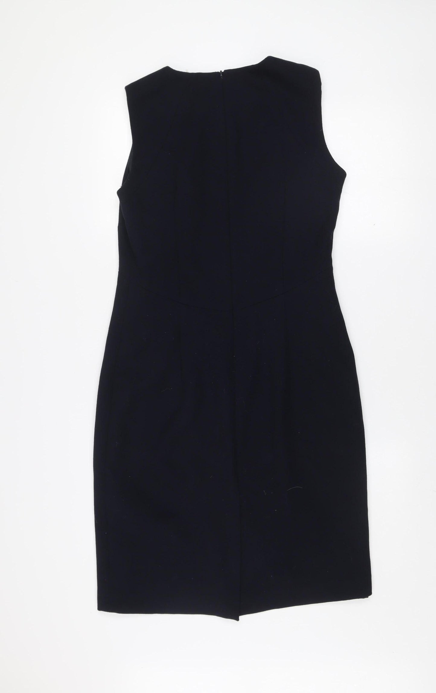 Hobbs Women’s Black Sleeveless Sheath Work Dress Size 12