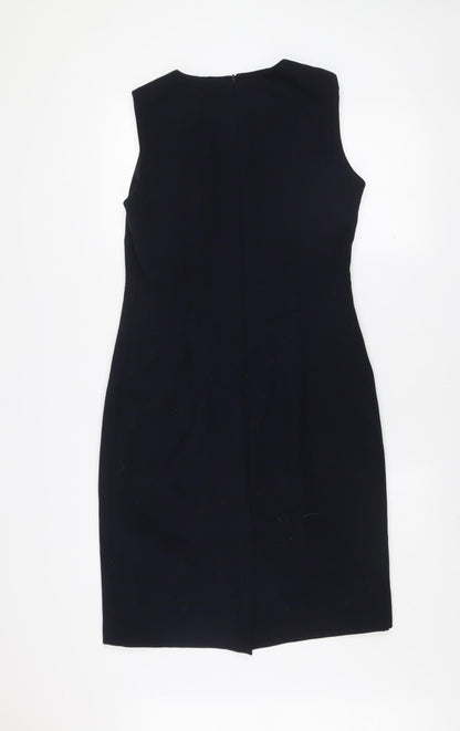 Hobbs Women’s Black Sleeveless Sheath Work Dress Size 12