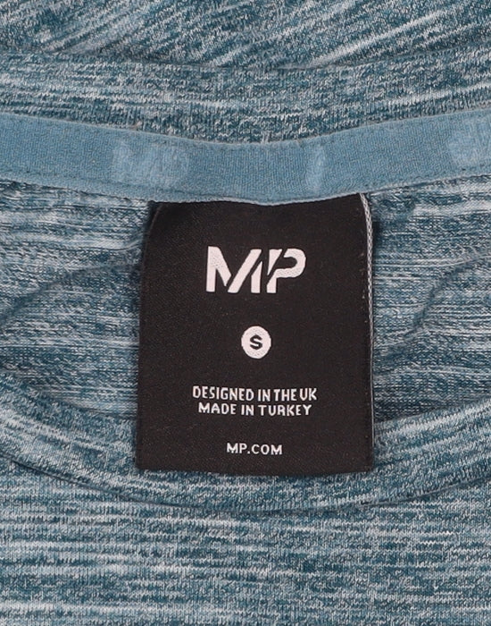 MP Men's Blue Long Sleeve Training Top Size S Athletic Fit